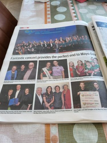 Great coverage of Mayo day Gala night in local  media, 