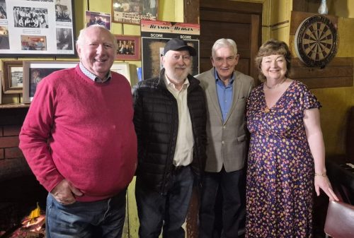 Filming with Foster  and  Allen  for the Trad Rambling House Program in Rathconrath Co Westmeath 